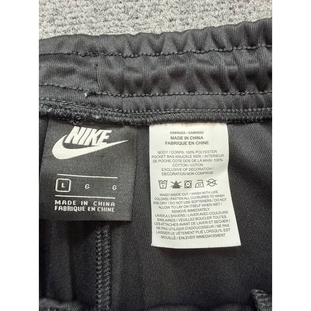 Nike Women's Track Suit Set Black Rainbow Tape Jacket Pants Size L